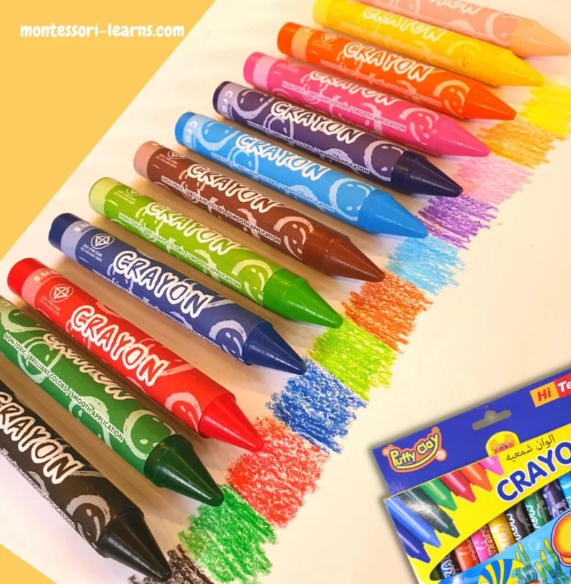 صورة: الألوان الشمعية