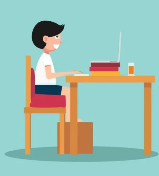 صورة: الجلوس الصحيح