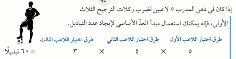 صورة: التباديل والتوافيق