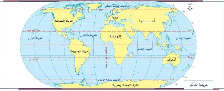 صورة: خطوط الطول